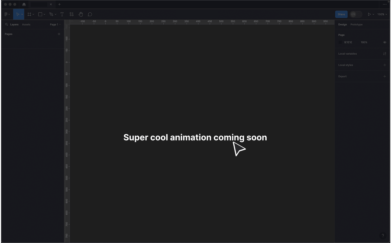 Figma interface preview